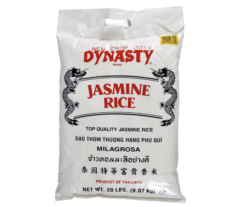 Affordable Dynasty Jasmine Rice - Top Quality 20 lbs