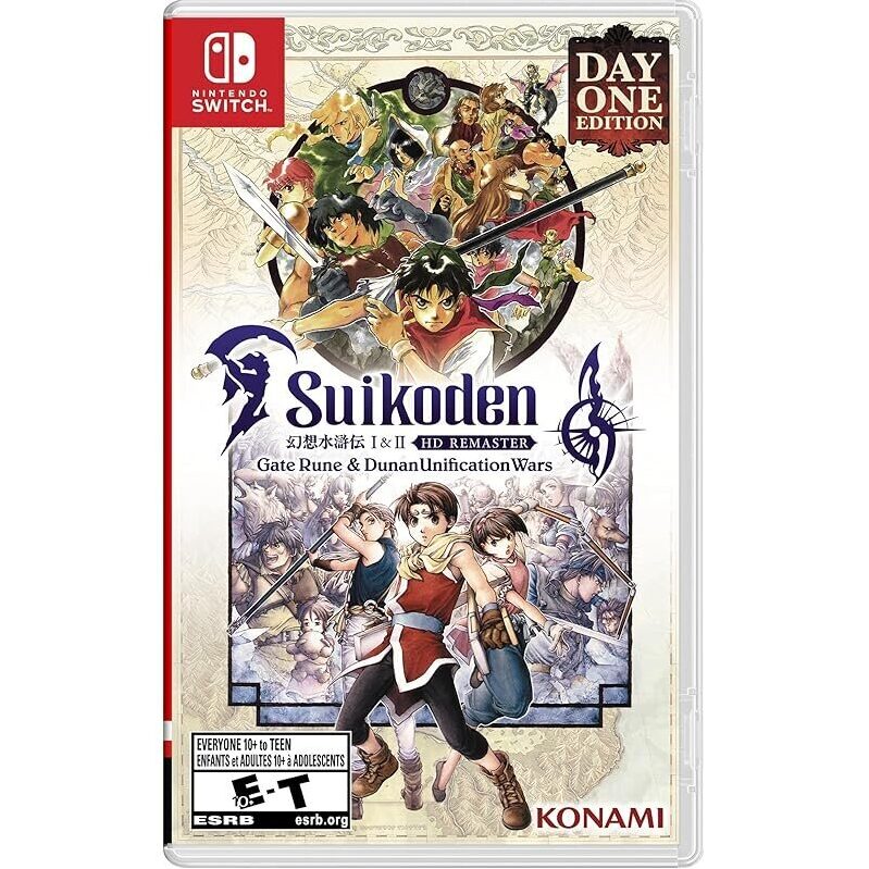 Suikoden I & II HD Remastered Nintendo Switch - Ultimate Fantasy RPG Collection