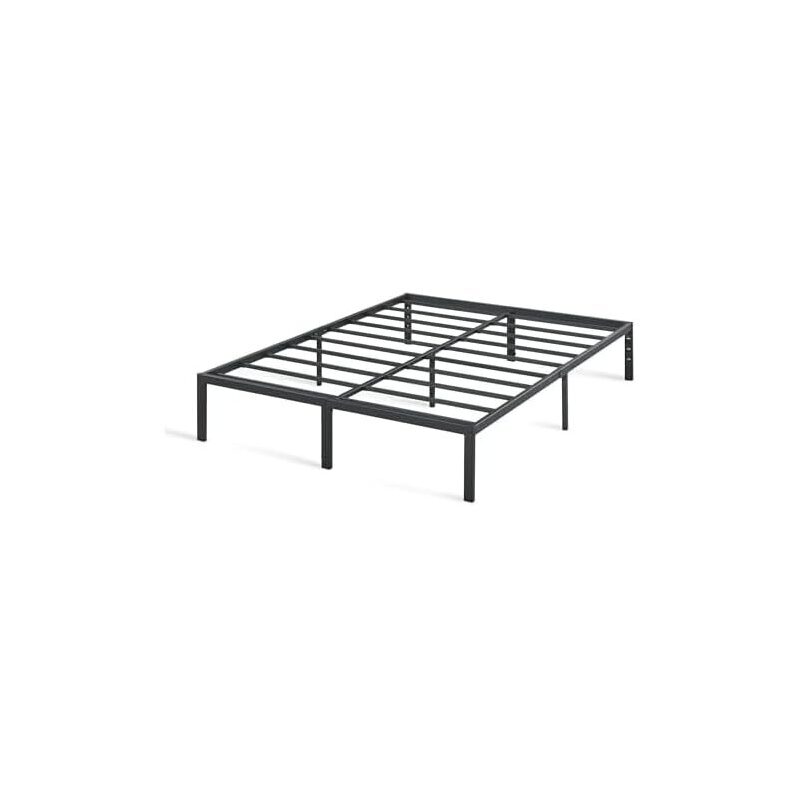 Heavy Duty Steel Bed Frame - Easy Assembly, 18-in Platform