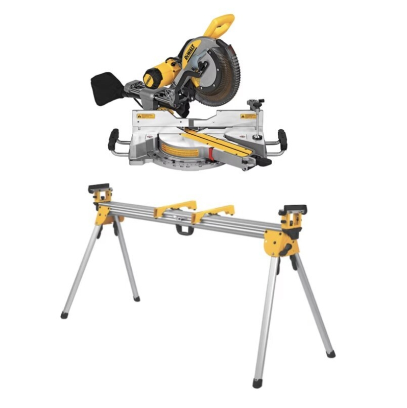 Dewalt 12-in 15-Amp Dual Bevel Sliding Compound Miter Saw Plus Stand - $599