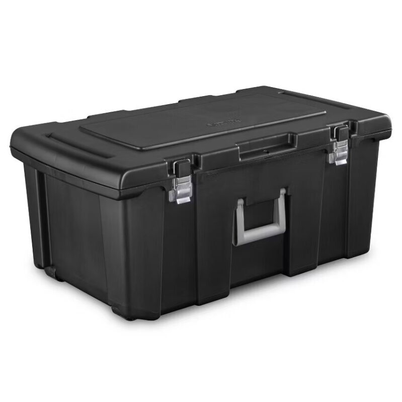Heavy Duty Footlocker Storage Trunk for Camping and Sports