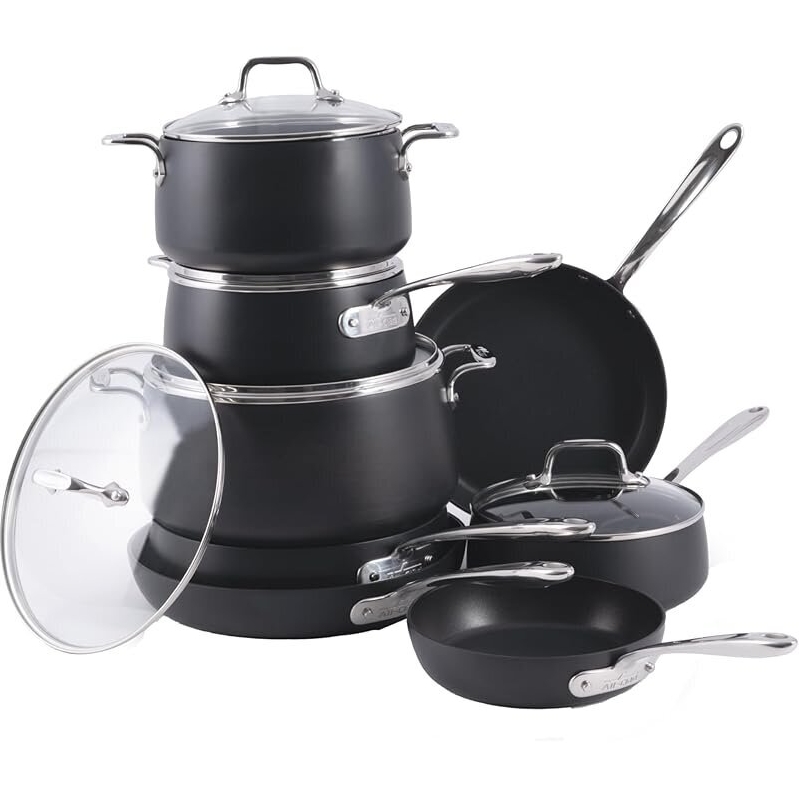 All-Clad HA1 Hard Anodized Nonstick Cookware Set - Ultimate Kitchen Efficiency
