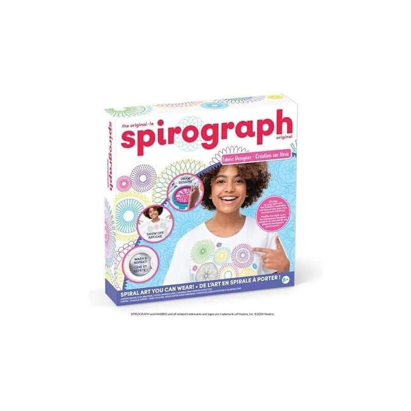 Spirograph Fabric Designer: Create Wearable Spiral Art for Kids