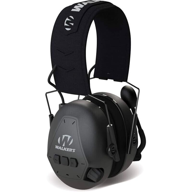 Walker's Bluetooth 25dB NRR Passive Hearing Protection Muff for Shooters and Hunters