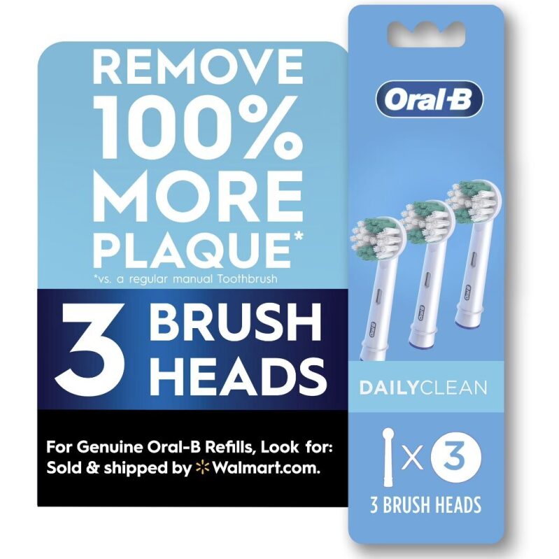 Affordable Oral-B Electric Toothbrush Heads - 3 Pack