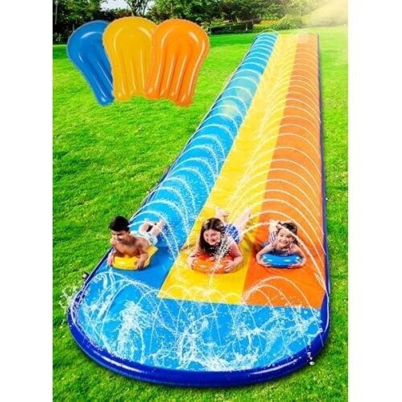 Sloosh Triple Water Slide with 3 BodyBoards - 50% OFF