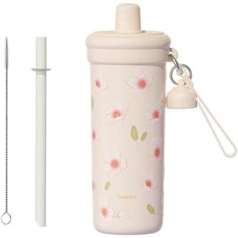 20 oz Thermo Cup with Straw - 50% OFF - Perfect Floral Design