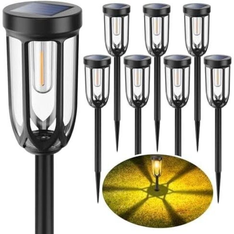 Barleit Solar Lights Outdoor 8 Pack - 50% Off on Eco-Friendly Garden Lighting