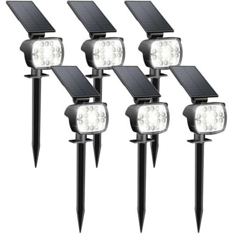 Upgraded Solar Spotlights - 2026 Model with 50% Discount