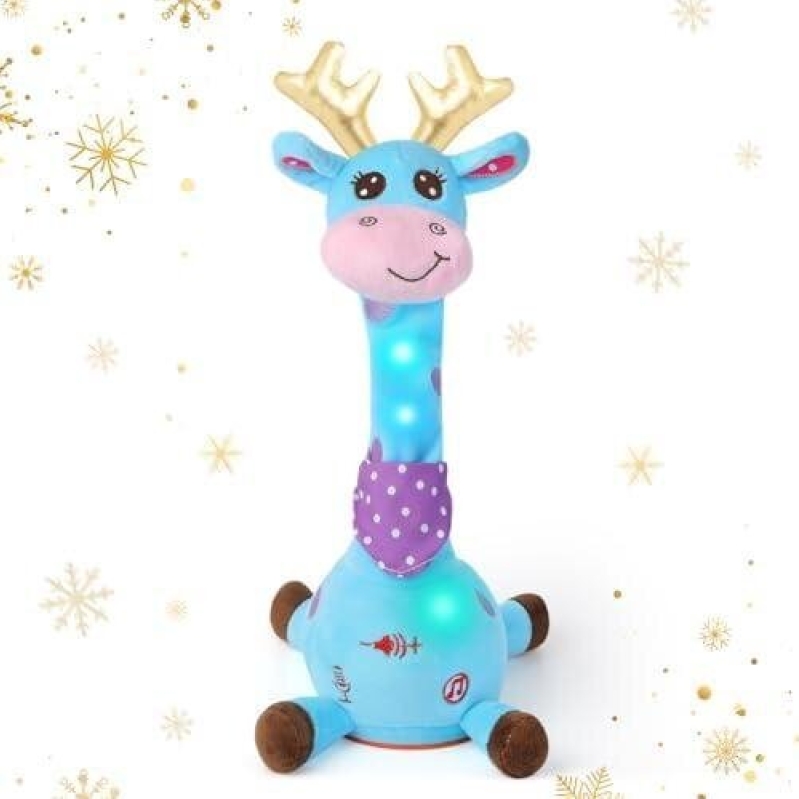 Dancing Talking Giraffe with Golden Antlers Toy - 54% OFF