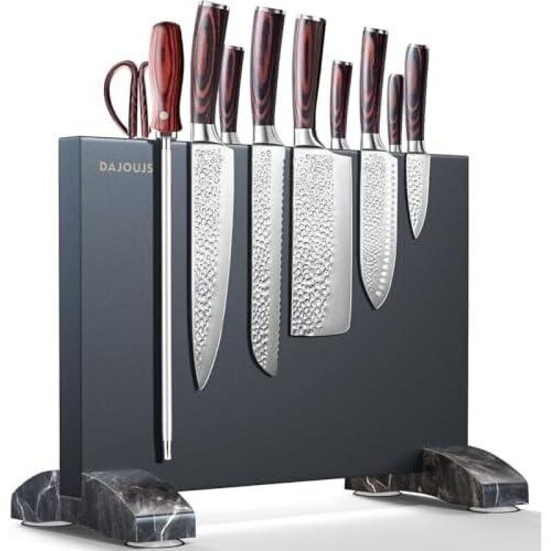 Dajouis Magnetic Knife Rack: Stainless Steel, Double-Sided, Universal Fit, 50% Discount