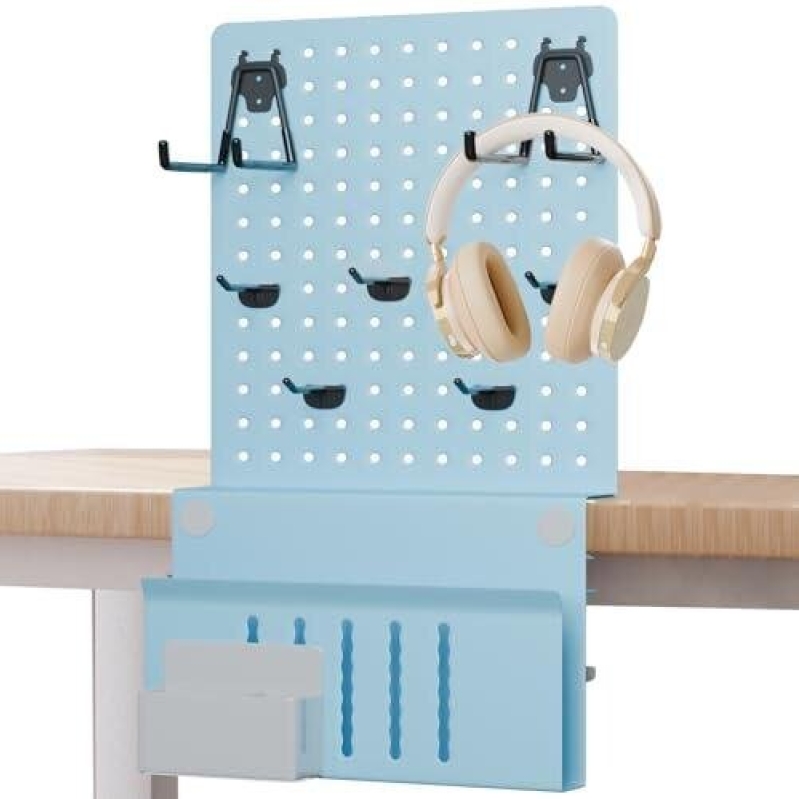 50% Off Blue Multifunctional Pegboard Desk Organizer