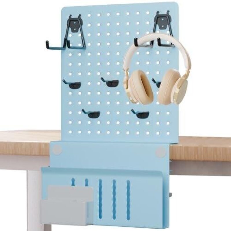 50% Off Blue Multifunctional Pegboard Desk Organizer