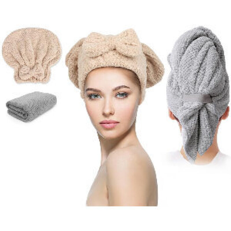 Molirex Women's Hair Towels - 2 Pack