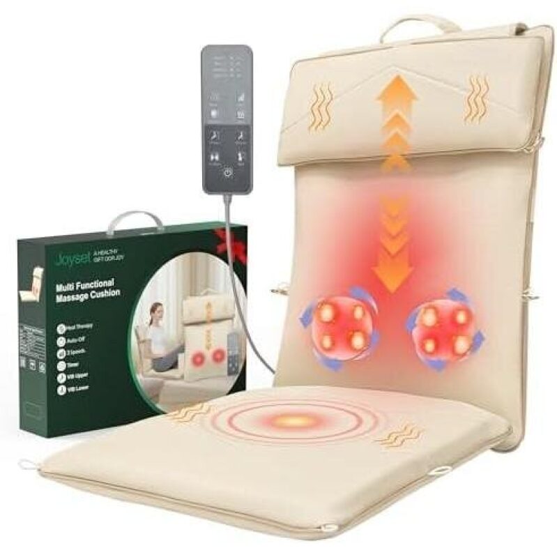 Joyset Multi-Functional Neck and Back Massage Cushion - 46% OFF