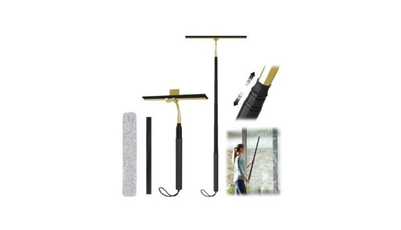 Extendable Window Squeegee with Long Handle for Efficient Cleaning