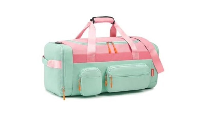 Kids Color-Block Duffel Wet/Dry + Shoe Pocket - Ultimate Travel Companion