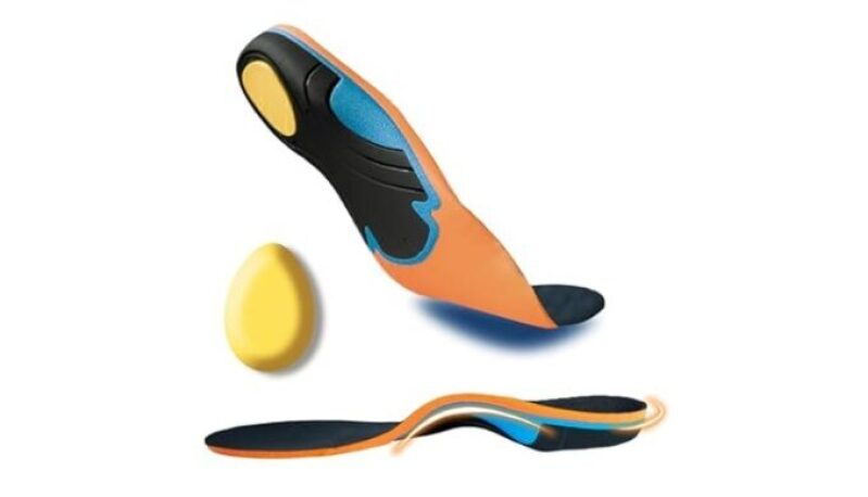 AOBEK0S Plantar Fasciitis Relief Insoles for Men and Women - High Arch Support Shoe Inserts