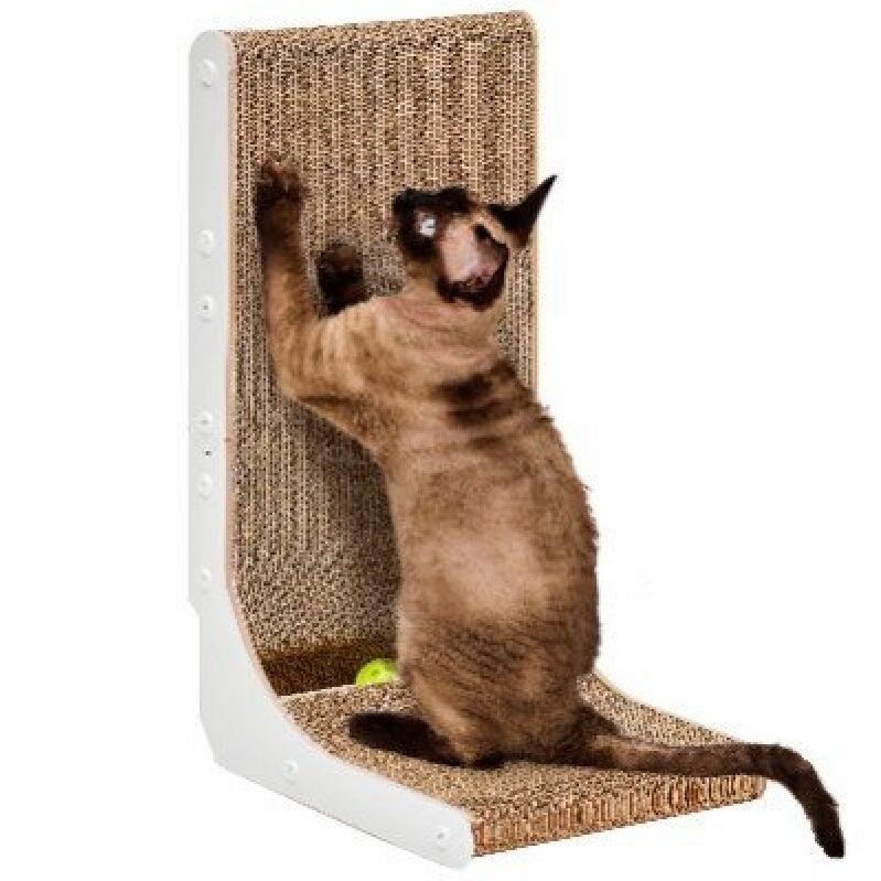 EHEYCIGA Cardboard Cat Scratcher - Ideal for Playful Cats