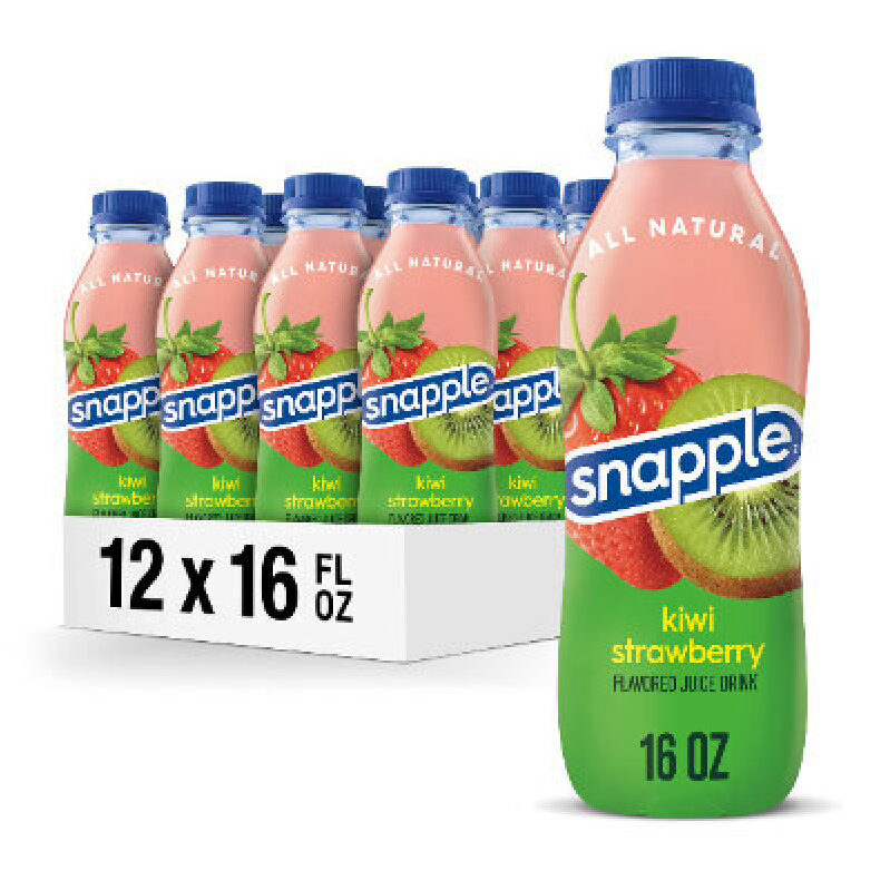 Snapple Kiwi Strawberry Flavored Juice Drink - 12 Bottles