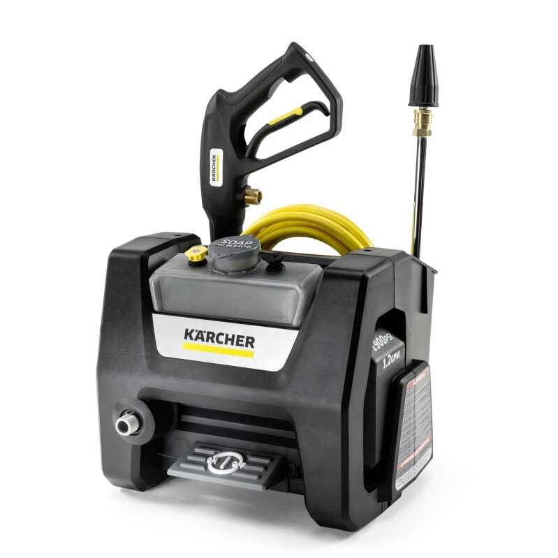 Karcher K1900PSB Pressure Washer with 3 Spray Nozzles - Efficient Cleaning Tool