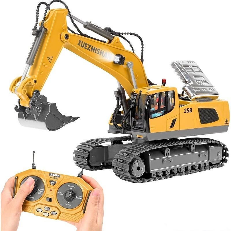 Remote Control Excavator & RC Dump Truck Toys Set - Ultimate Construction Fun