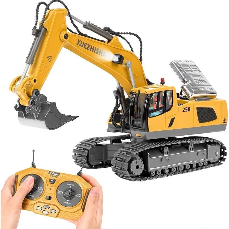Remote Control Excavator & RC Dump Truck Toys Set - Ultimate Construction Fun