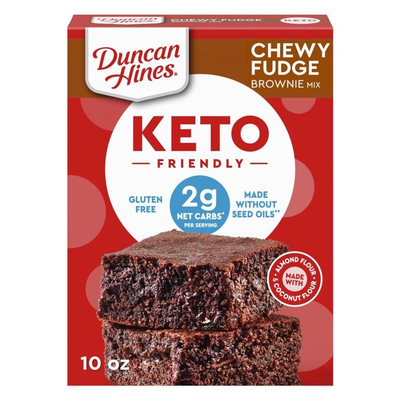 Duncan Hines Keto Friendly Chewy Fudge Brownie Mix - 10oz