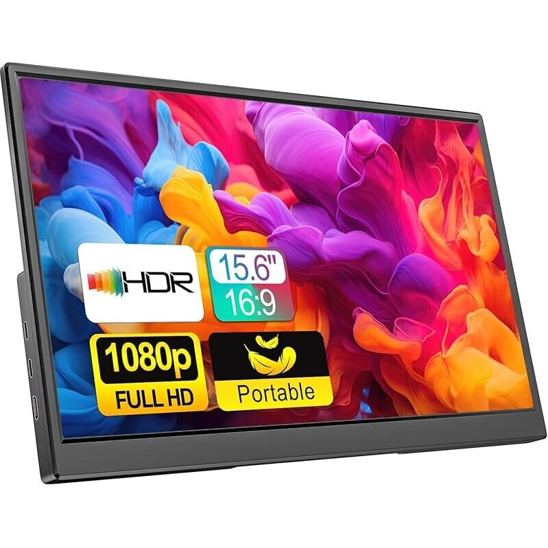 MSCMPO C156: Ultra-Slim 15.6-Inch FHD Travel Monitor - Premium Viewing Experience
