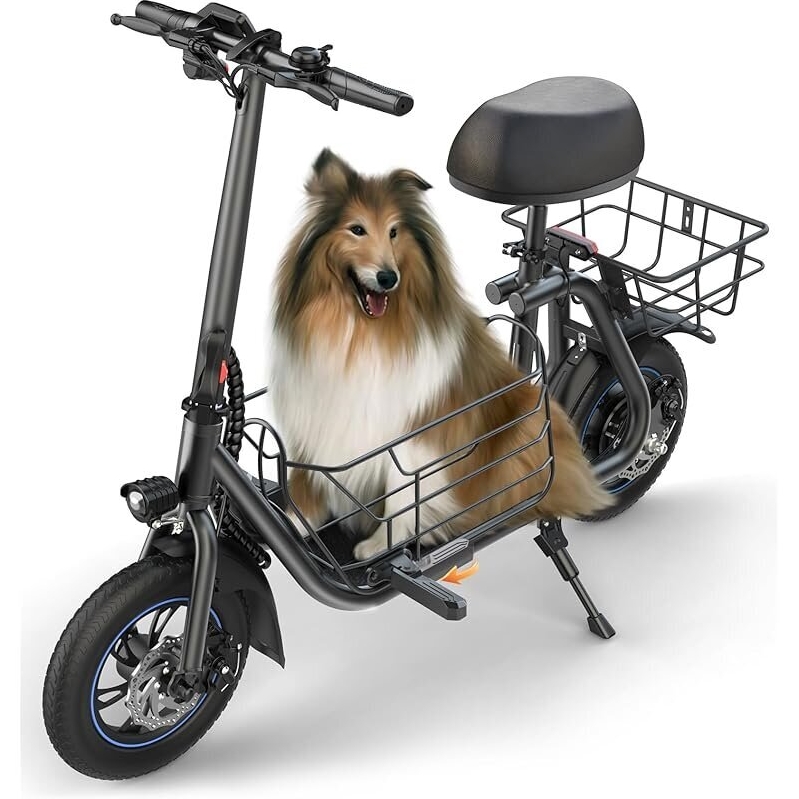 Gyroshoes C1S Electric Scooter with Seat for Adults - Long-Distance Comfort