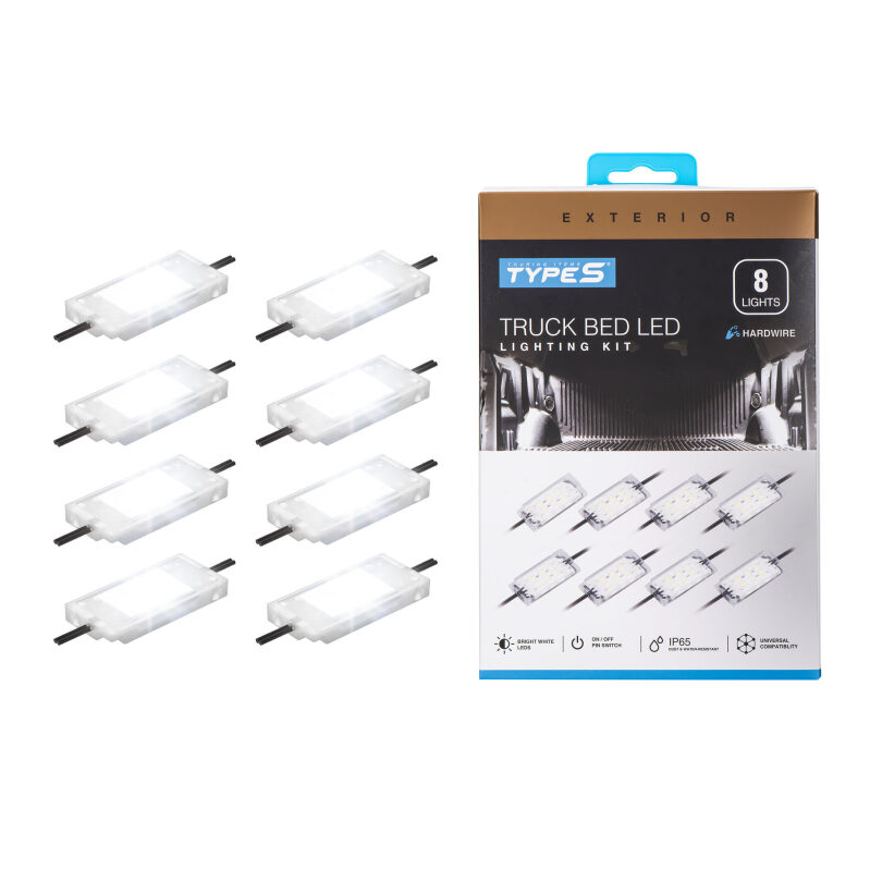 TYPE S 8-Lights Truck Bed LED Lighting Kit for Enhanced Visibility