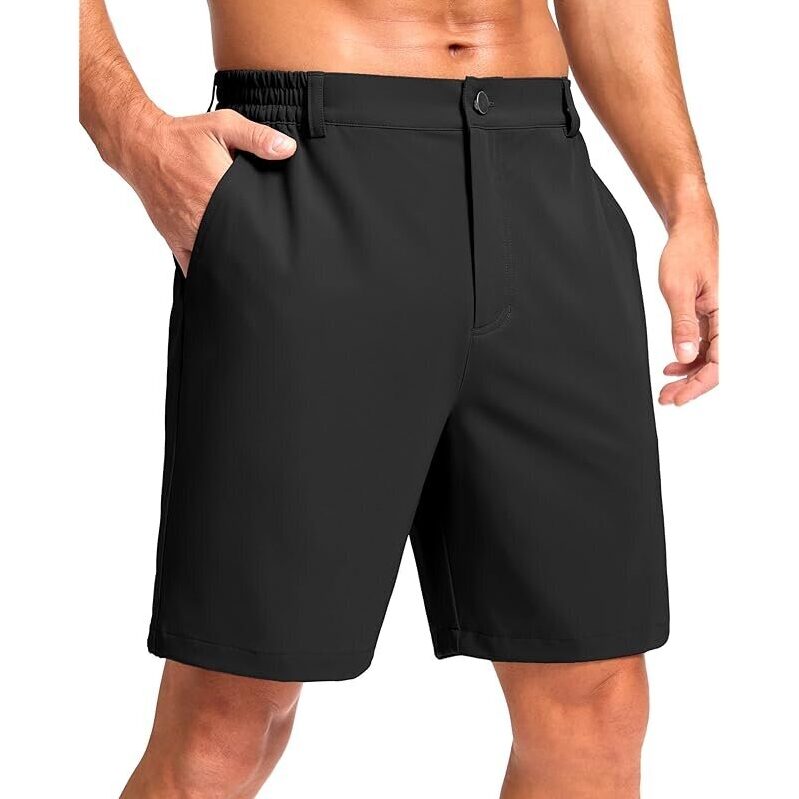 Pudolla Men's 7/9 Inch Golf Shorts: Lightweight, Breathable & Versatile