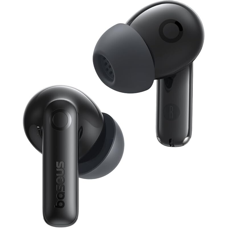 Baseus Bass BP1 Pro Noise Cancelling Bluetooth 6.0 Earbuds with USB C Cable