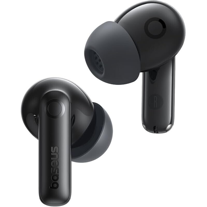 Baseus Bass BP1 Pro Noise Cancelling Bluetooth 6.0 Earbuds with USB C Cable