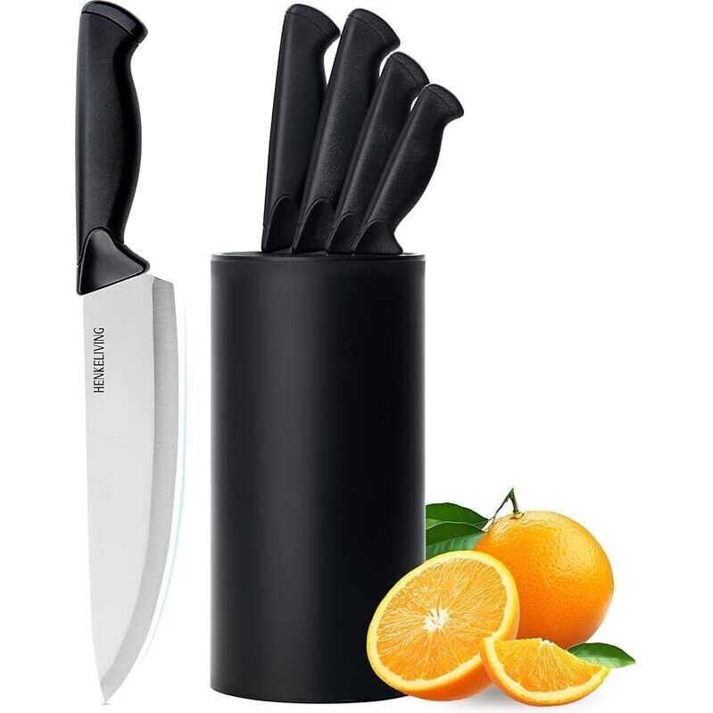 6pc Henkeliving High Carbon Stainless Steel Kitchen Knife Set