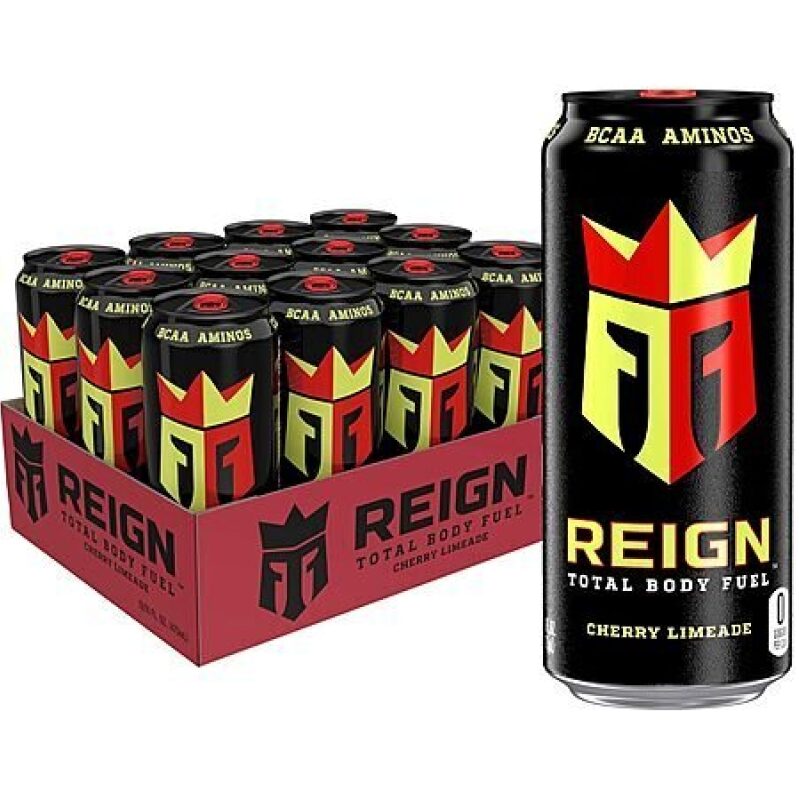Affordable 12-Pack Reign Total Body Fuel Energy Drink - Cherry Limeade