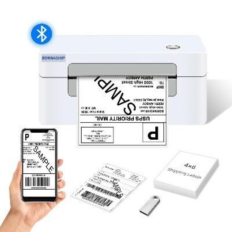 4x6 Bluetooth Thermal Label Printer - Efficient and Smart Printing Solution