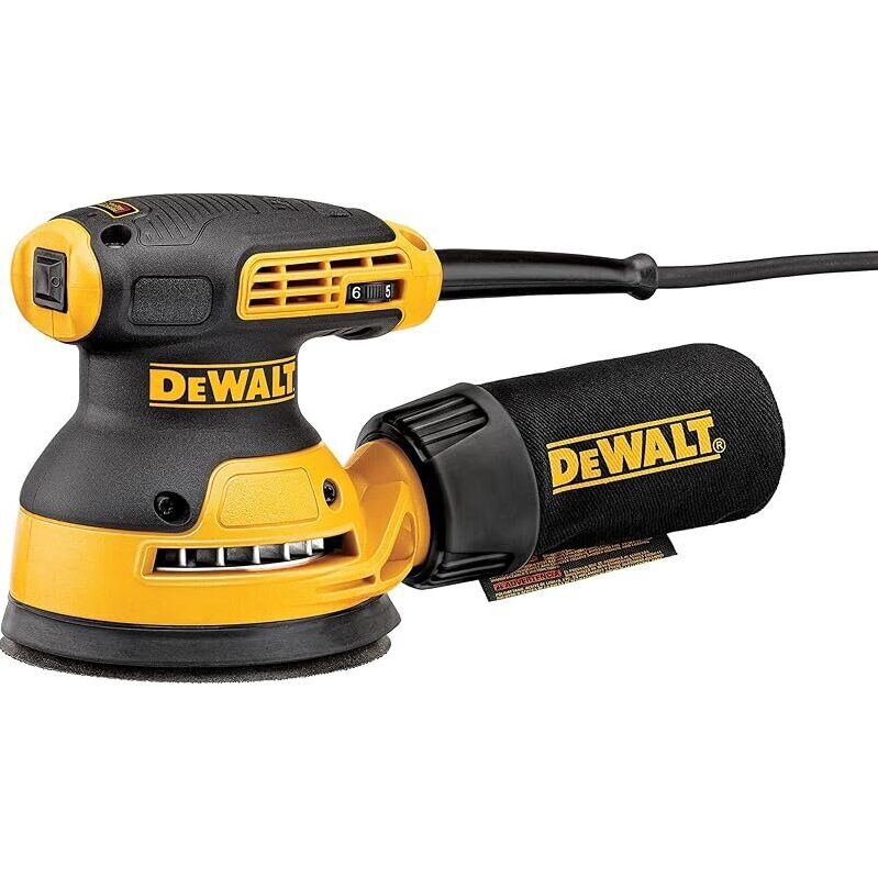 High-Performance DEWALT 5-Inch Random Orbit Sander: Variable Speed and Reduced Vibration