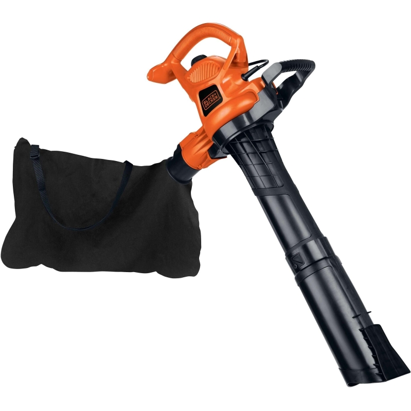 BLACK+DECKER Corded Leaf Blower Leaf Vacuum and Leaf Mulcher 3-in-1