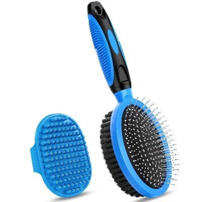 Double-Sided Pet Grooming Brush - Perfect for All Pet Hair Types