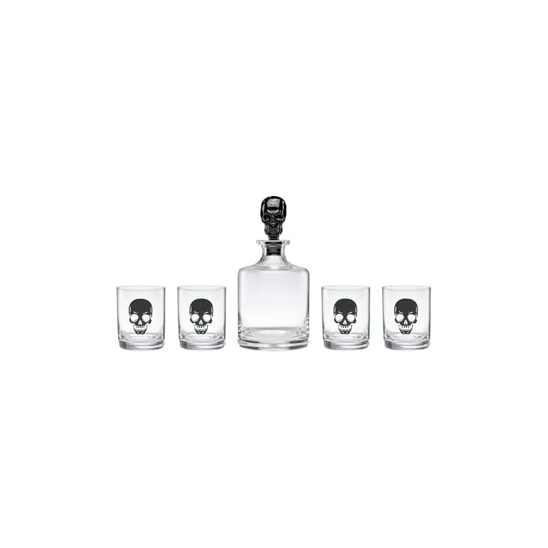 Oneida Barware 5-Piece Skeleton Whiskey Set