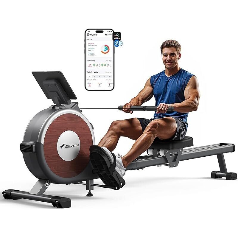 Quiet Home Gym: 16-Level Magnetic Resistance Rowing Machine