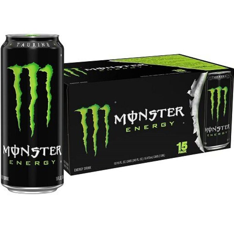 Monster Energy Drink - Classic Green Flavor - 15 Pack