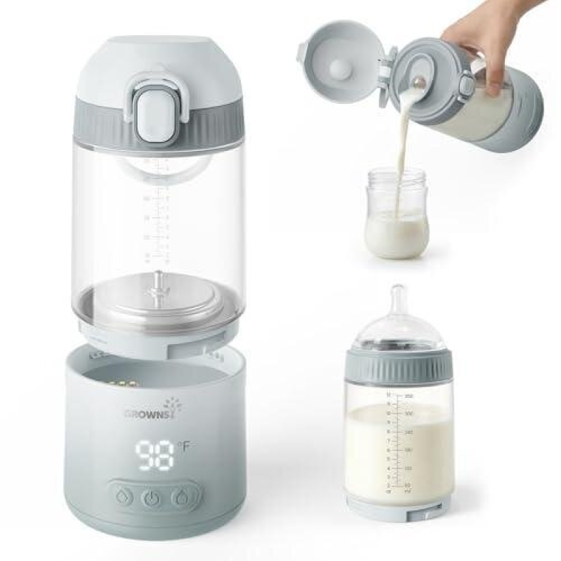 Portable Dual-Mode Baby Bottle Warmer with Long-Lasting Battery - 60% Discount