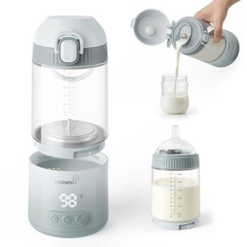 Portable Dual-Mode Baby Bottle Warmer with Long-Lasting Battery - 60% Discount