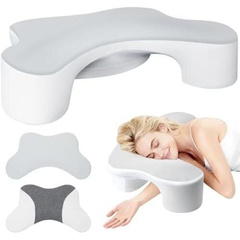 Ergonomically Designed Dual Side Memory Foam Pillows for Side Sleepers