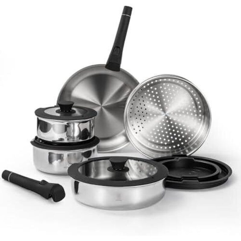 ROYDX 16 PCS Pots and Pans Set - Premium Quality and Style