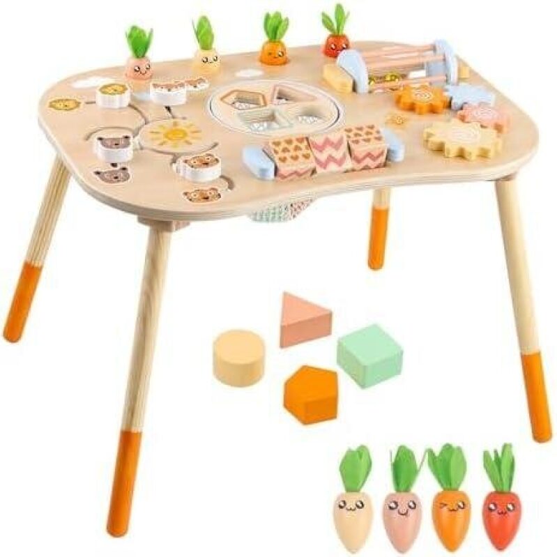 Wooden Montessori Sensory Table for Kids - 52% Off