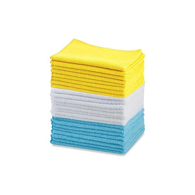 24-Pack Microfiber Cleaning Cloths: Versatile, Durable, and Effective Cleaning Solution