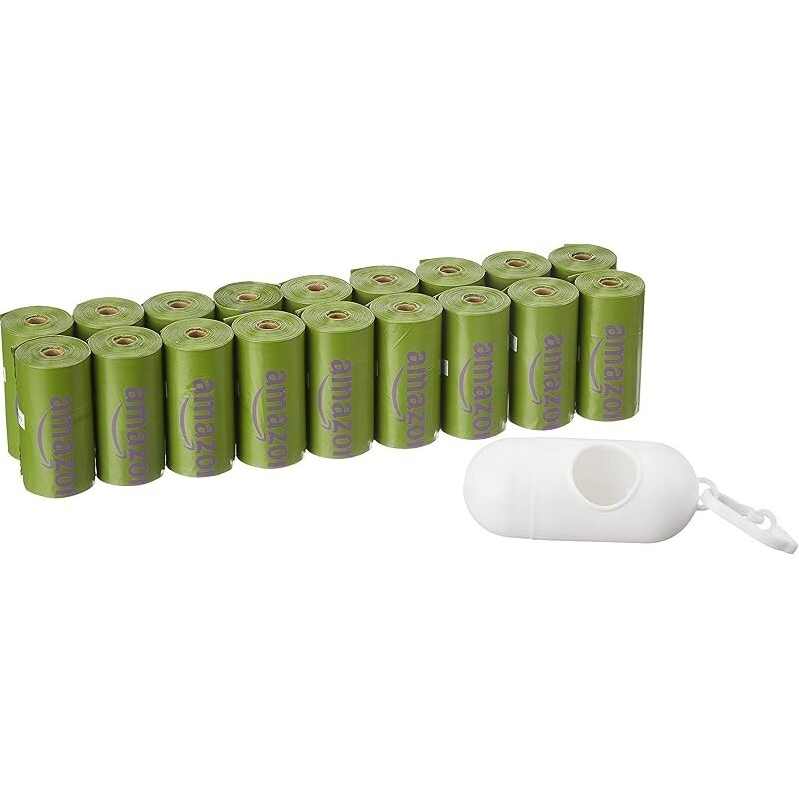 Amazon Basics Premium Leak Proof Dog Poop Bags, 270 Count